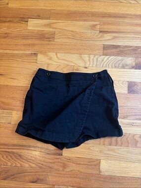 wild fable Black Wrap-Front Skort